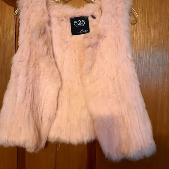 Vest made of natural rabbit, very warm, new. $ 130 size S - Picture 3 of 5